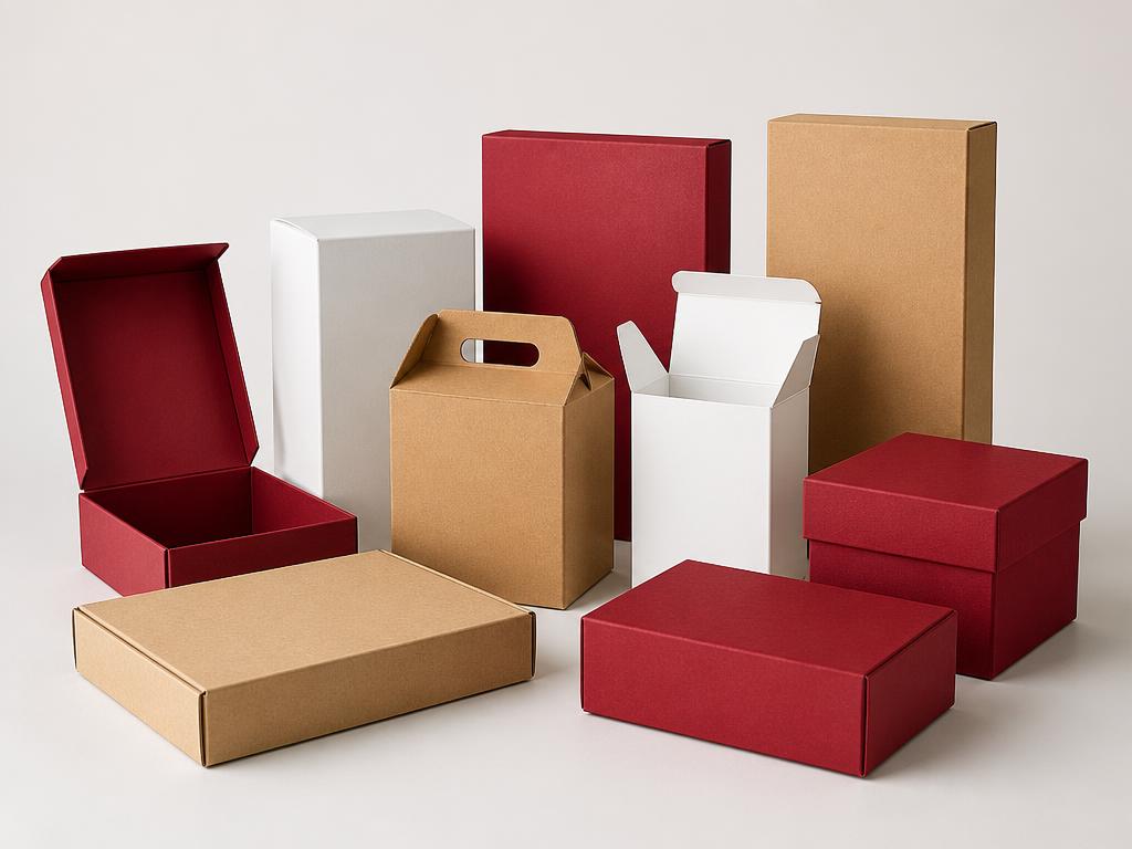 Custom-printed folding cartons and rigid paper packaging boxes